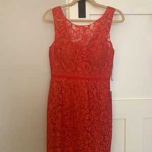 New with tags lace Jenny Yoo coral dress